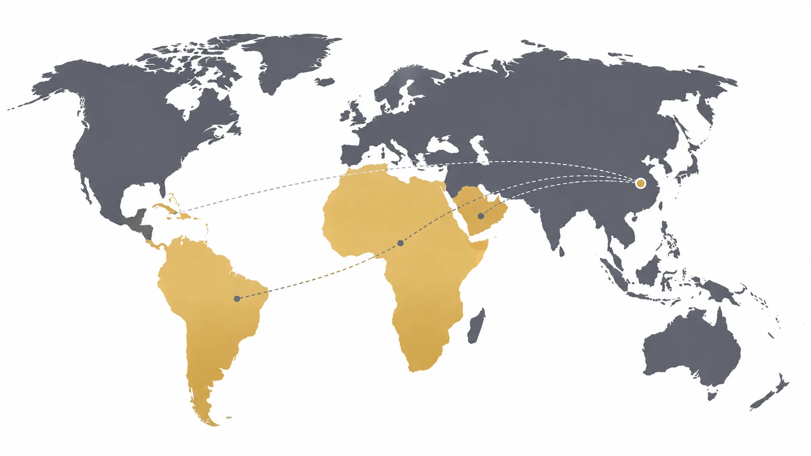 Sino Gear vehicle export shipping routes from China to Africa, Latin America, Caribbean and the Middle East